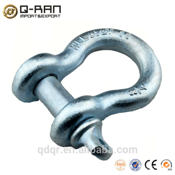 Drop forged screw safety pin anchor g209 crane small shackle hardware 1/4